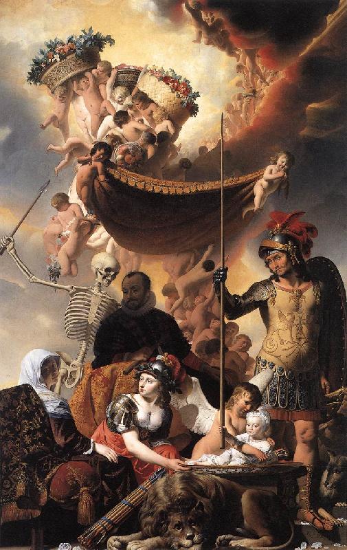 EVERDINGEN, Caesar van Allegory of the Birth of Frederik Hendrik dfg Germany oil painting art